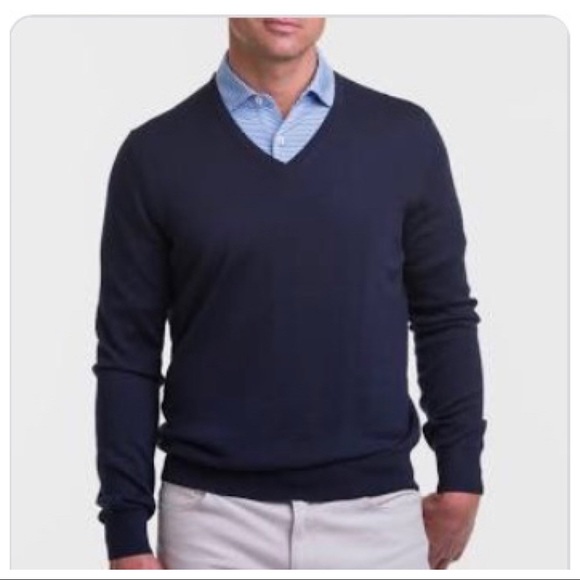 Smartwool Other - Smartwool Men’s Navy Pullover V-neck Sweater Size Medium